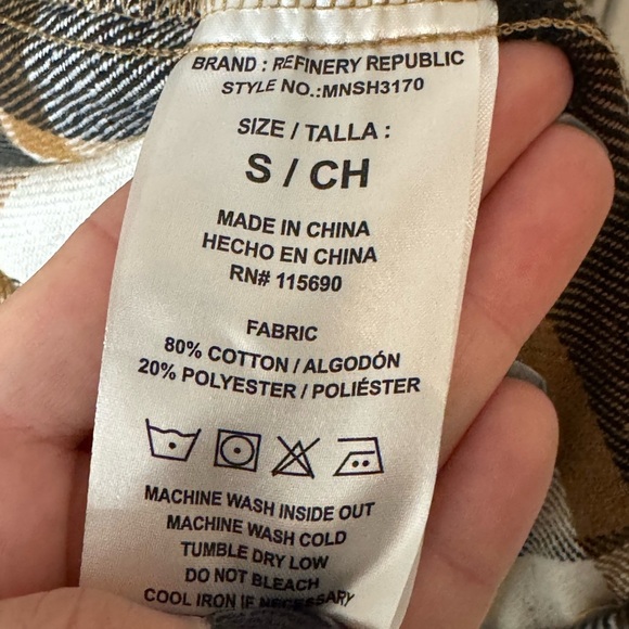 Refinery Republic Hooded Flannel Shacket - Picture 6 of 6